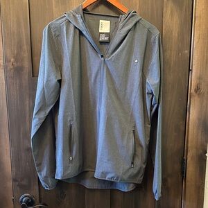 Vuori Gray Hooded Jacket men’s small/ women’s M/L
